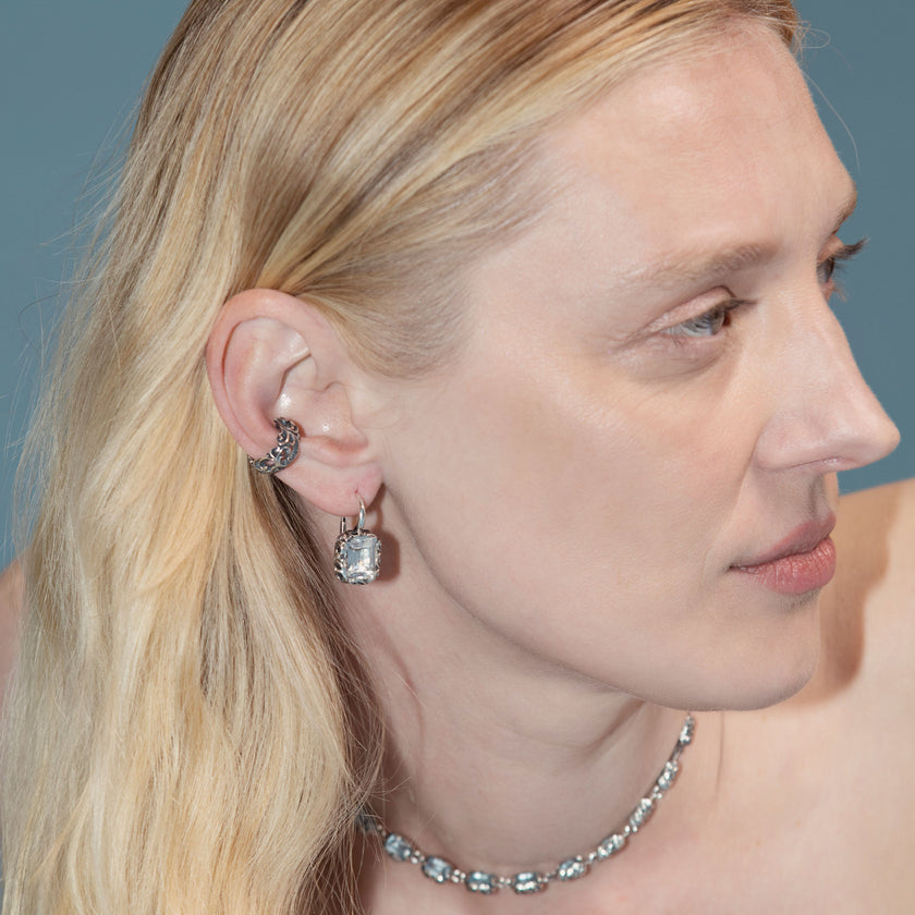 ORECCHINI MONACHELLA CRISTALLO