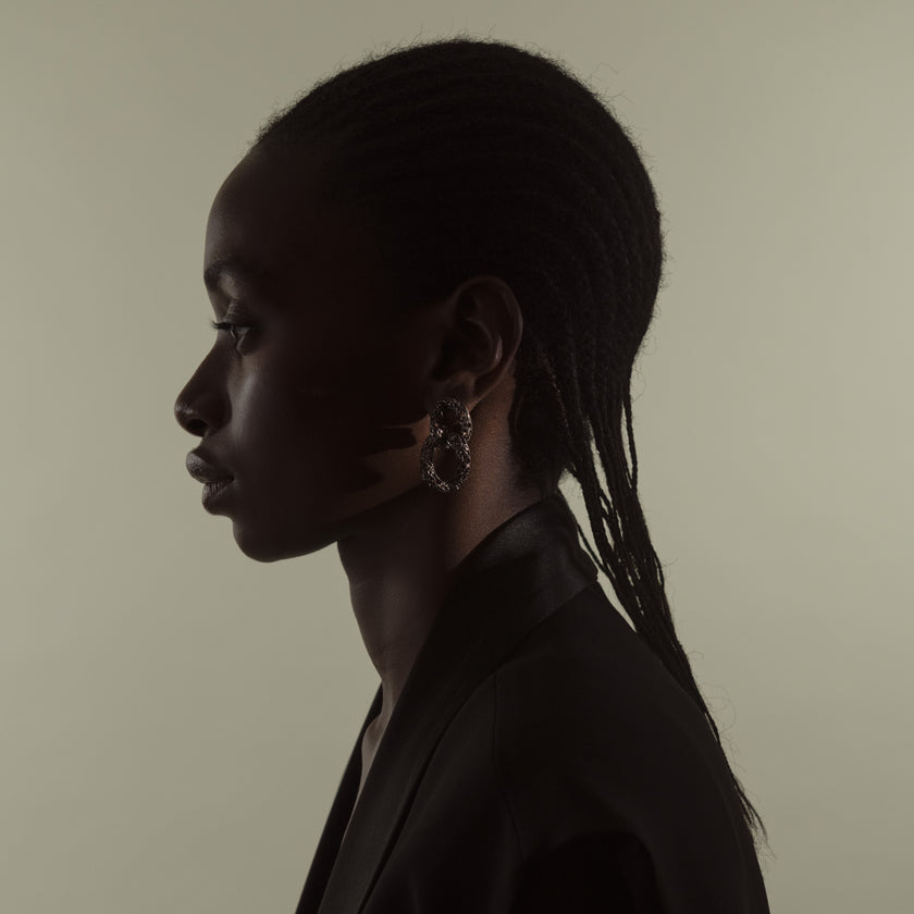 ORECCHINI GROUMETTE DOPPIA