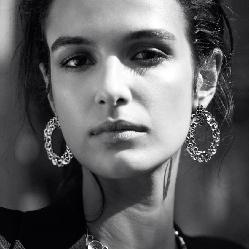 ORECCHINI OPERA ROSONE APERTO