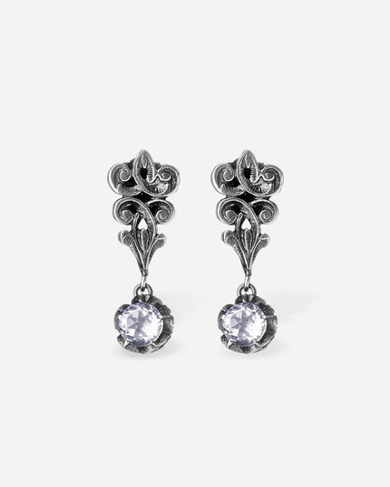 ORECCHINI CON PUNTO LUCE PENDENTE