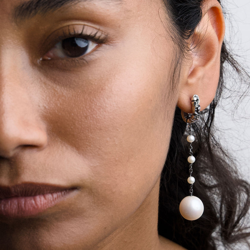 ORECCHINI PERLA LARIAT L