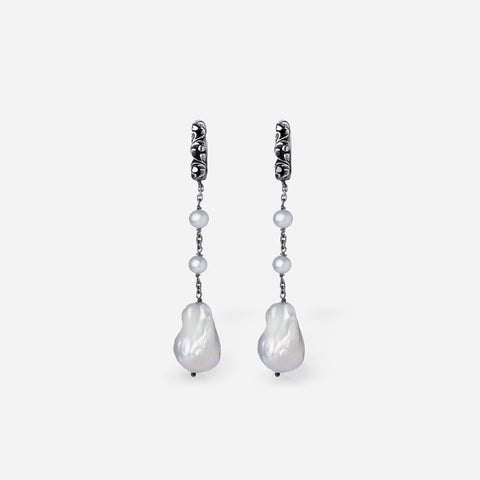 ORECCHINI PERLA LARIAT M