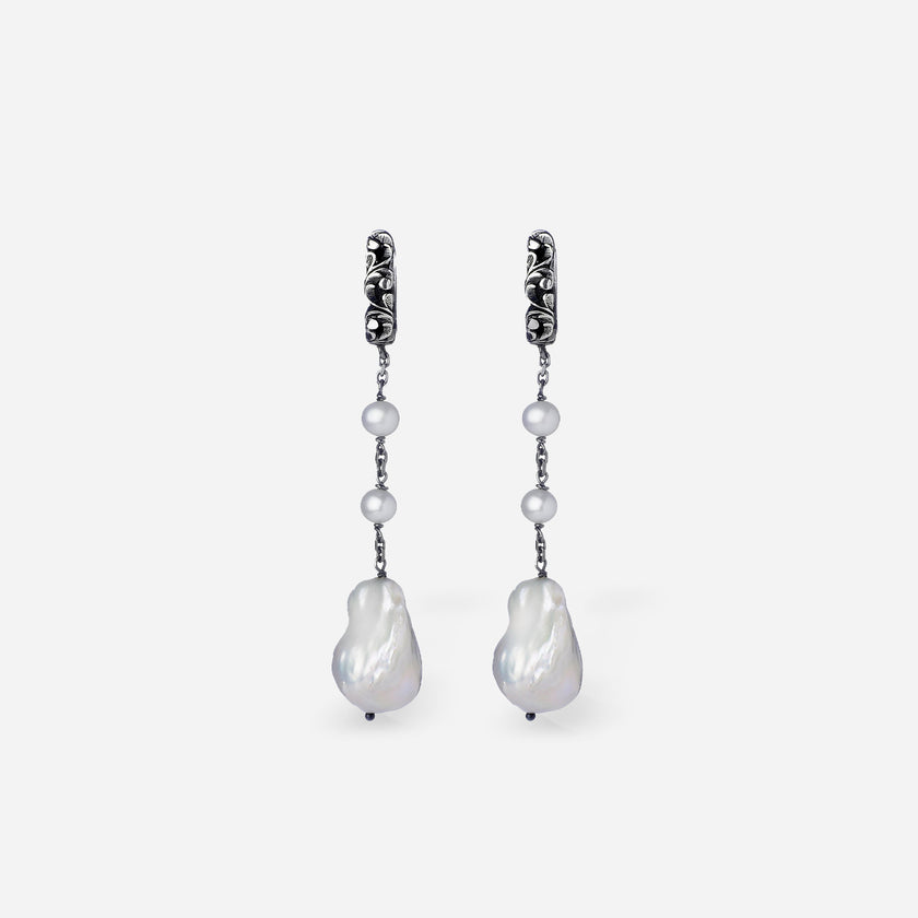 ORECCHINI PERLA LARIAT M