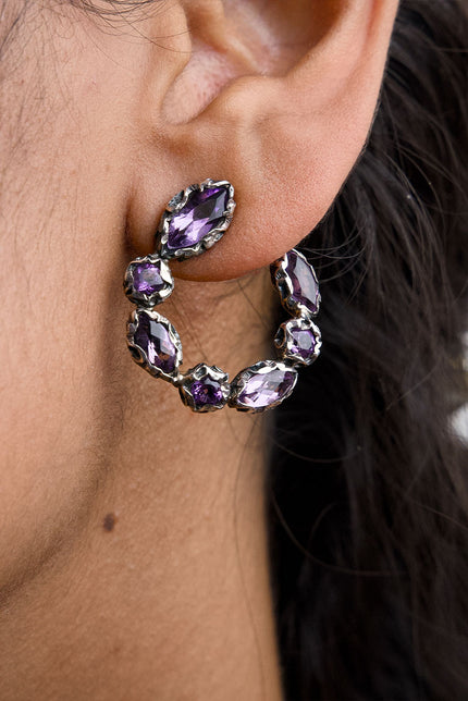 ORECCHINI SHRI MIXED CUT LARGE