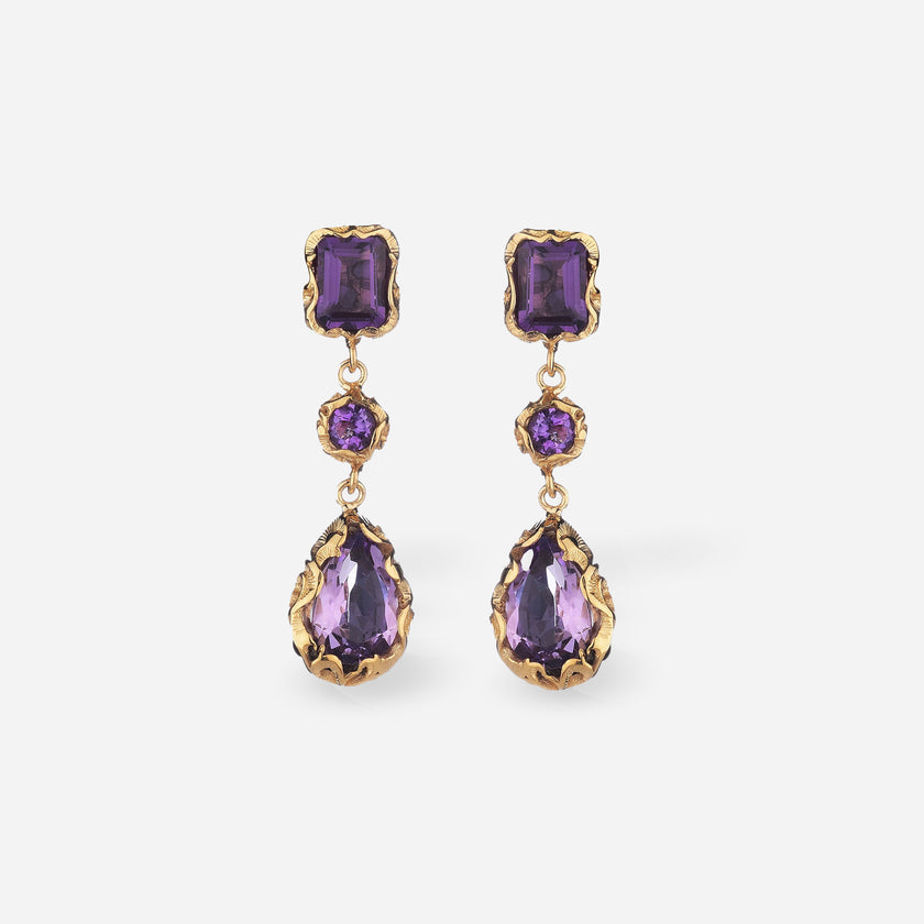 ORECCHINI SHRI PENDENTI DORATI