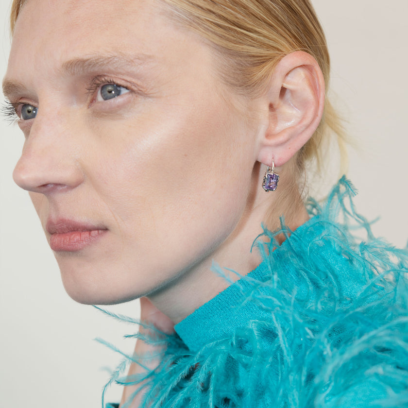 ORECCHINI MONACHELLA SQUARED