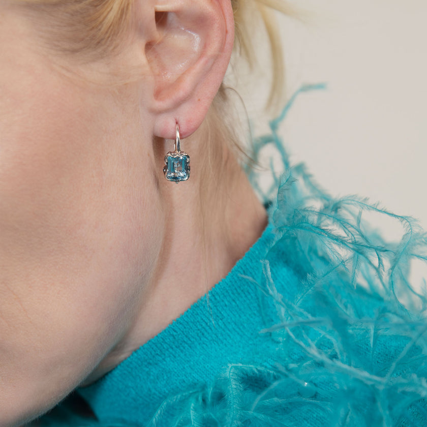 ORECCHINI MONACHELLA SQUARED