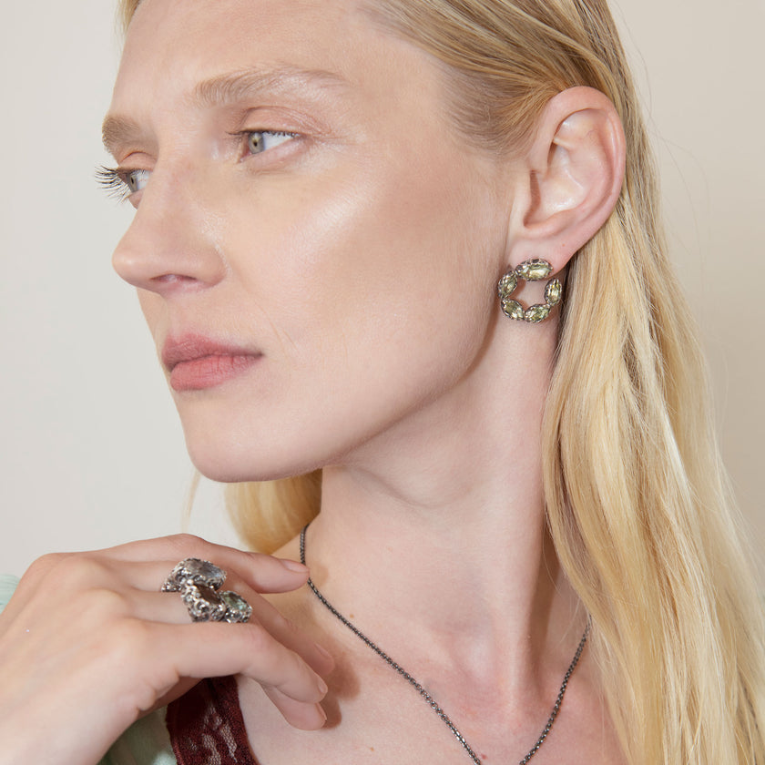 ORECCHINI SHRI MIXED CUT