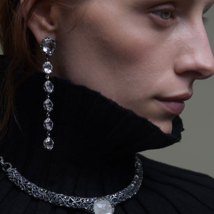 ORECCHINI CASCADE OVAL