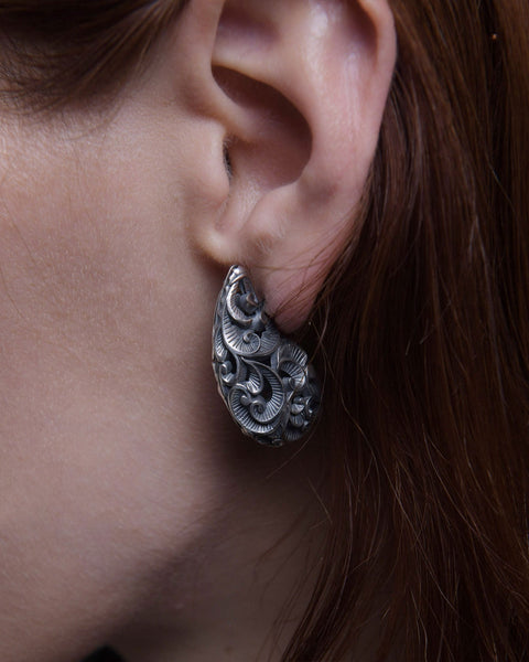 ORECCHINI DROP IN ARGENTO
