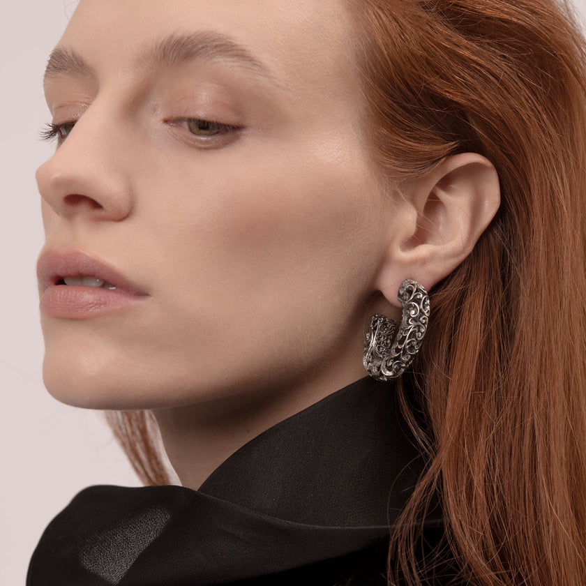 ORECCHINI BOMBATI OVAL