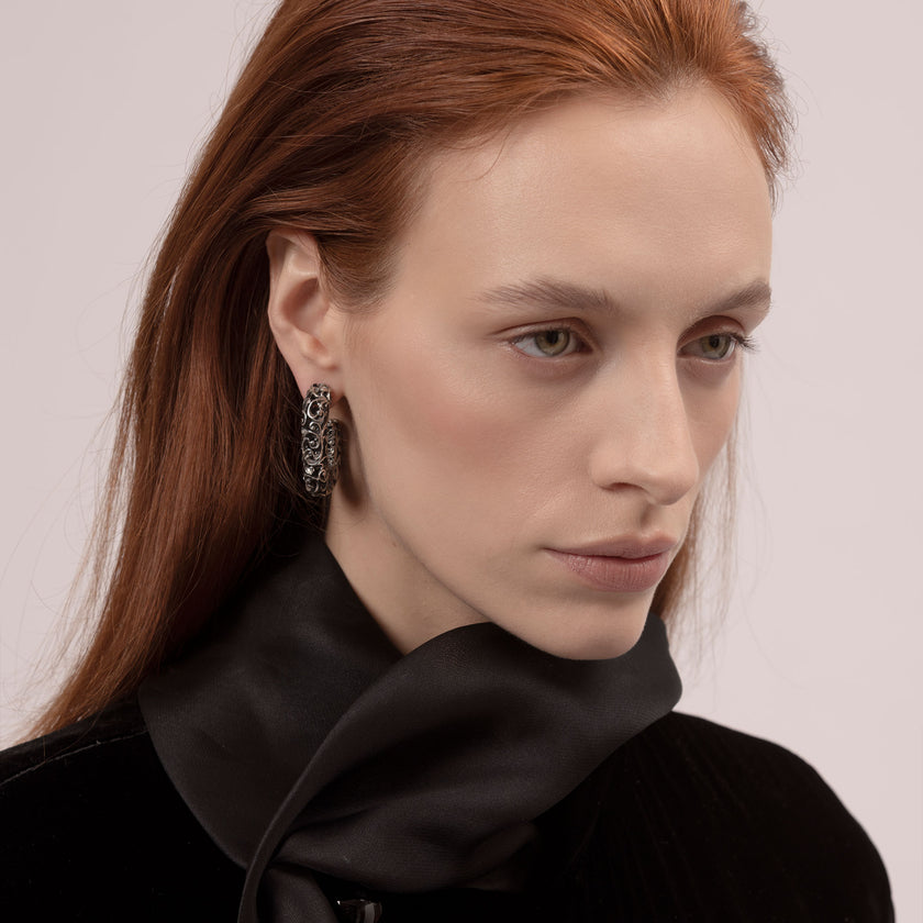 ORECCHINI BOMBATI OVAL