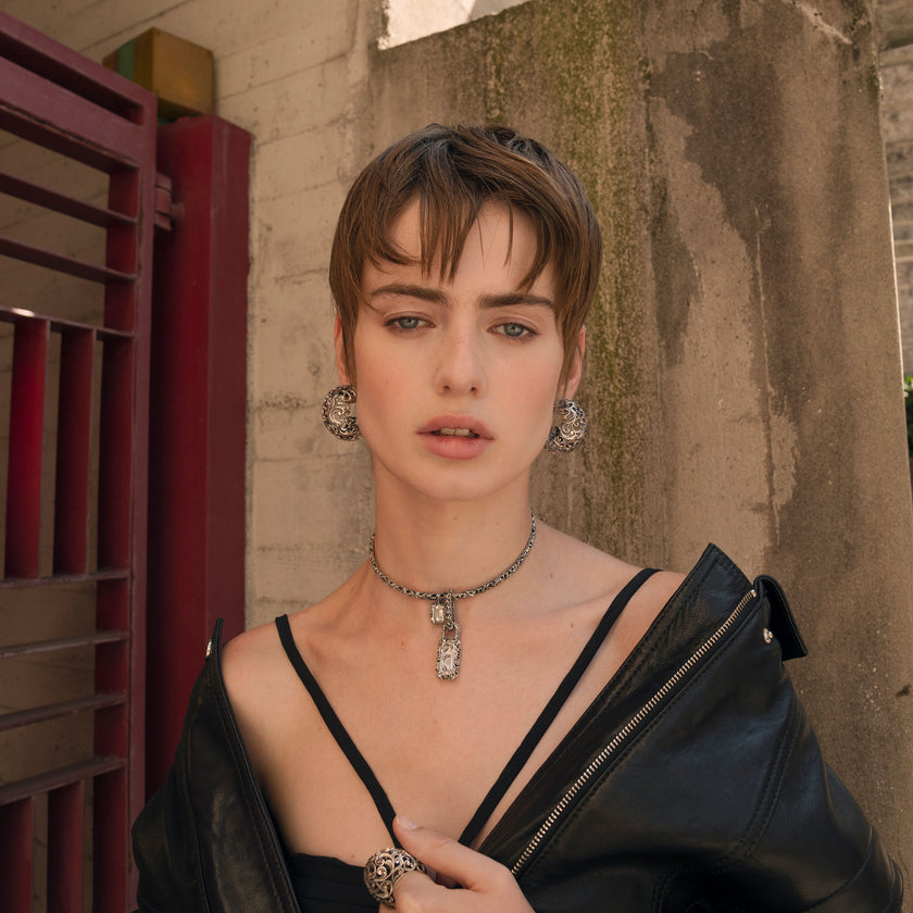 ORECCHINI A CERCHIO BOMBATO