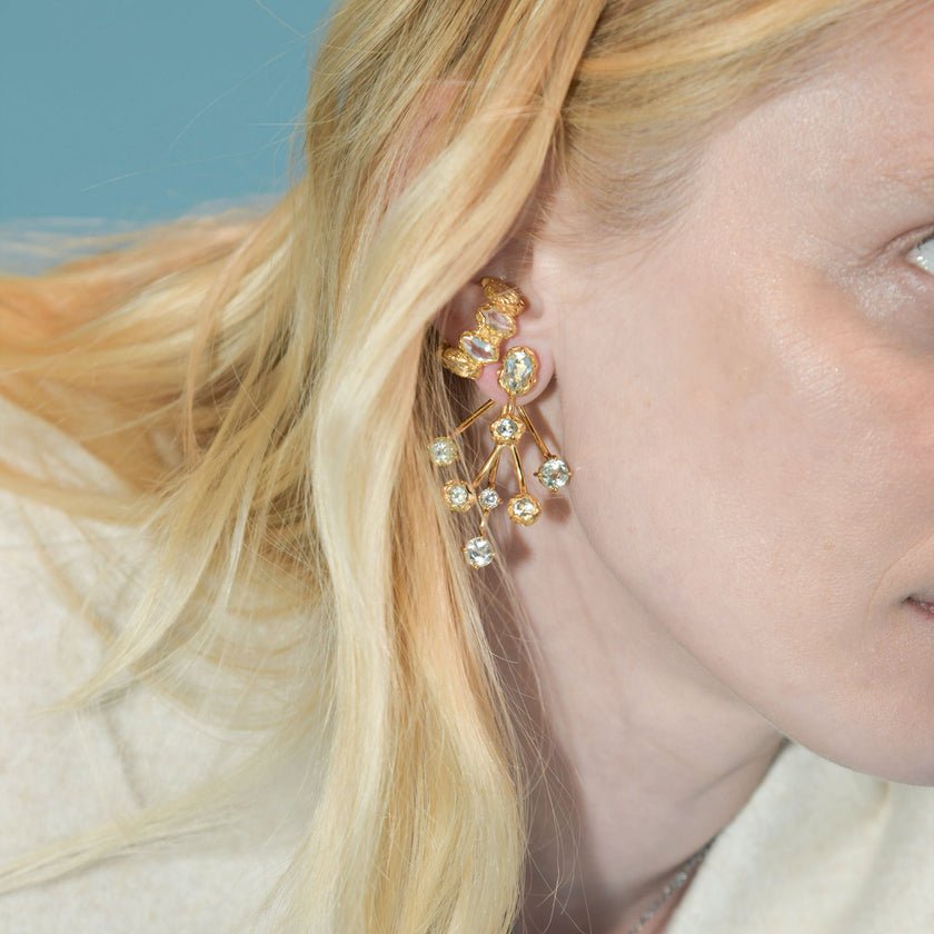 ORECCHINI RAMAGE DORATI