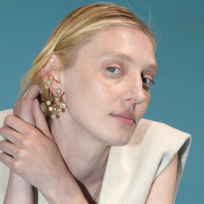 ORECCHINI RAMAGE DORATI