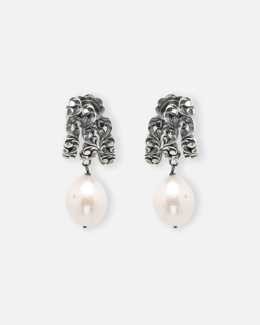 ORECCHINI TRIBAL DROP PERLA
