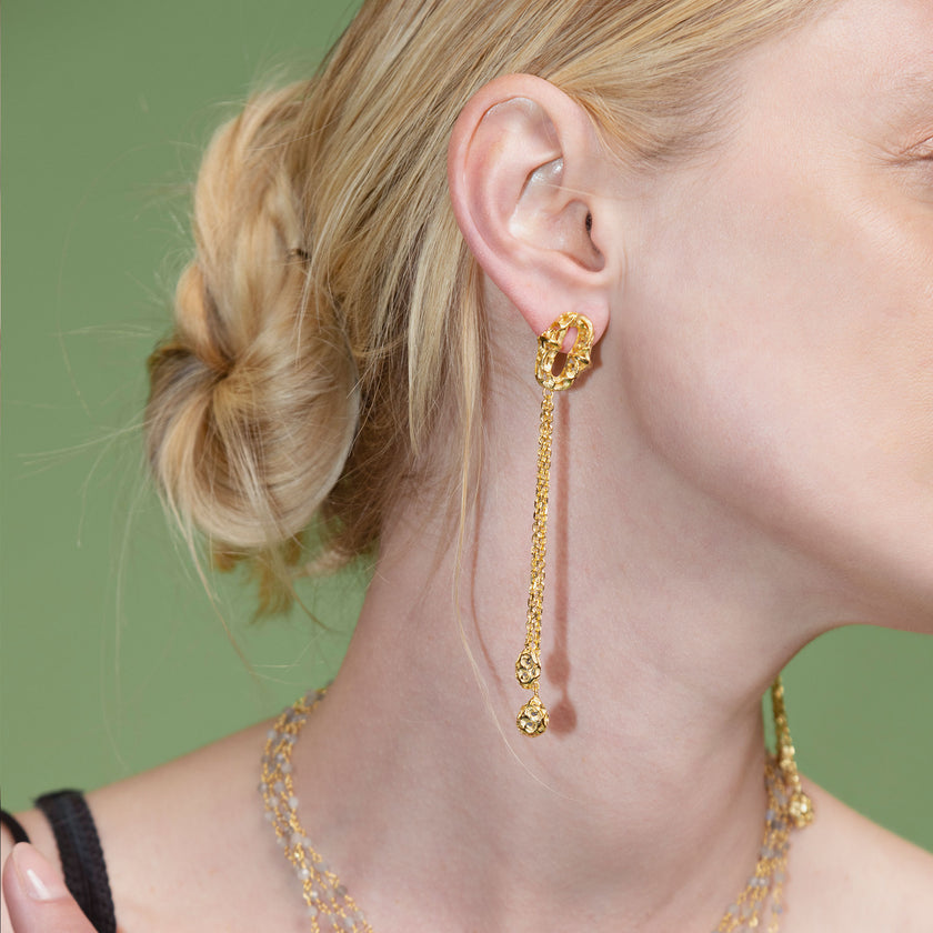 ORECCHINI PENDENTI HALO