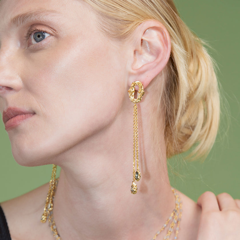 ORECCHINI PENDENTI HALO