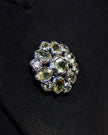 SPILLA IN ARGENTO CON PIETRE