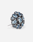 SPILLA IN ARGENTO CON PIETRE