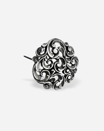 SPILLA ROSONE IN ARGENTO