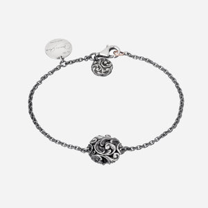 Bracciale con lenticchia centrale grande