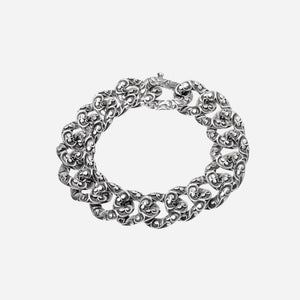 Bracciale groumette a maglie piatte piccole