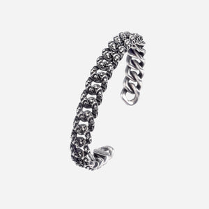 Bracciale a schiava con groumette rigida