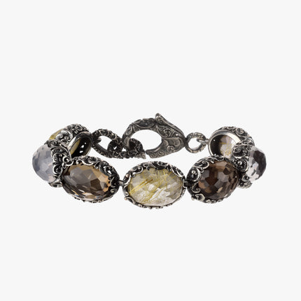 Bracciale pietre taglio ovale cabochon