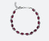 Shri anklet with emerald cut stones