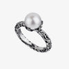 Pura ring with large white pearl