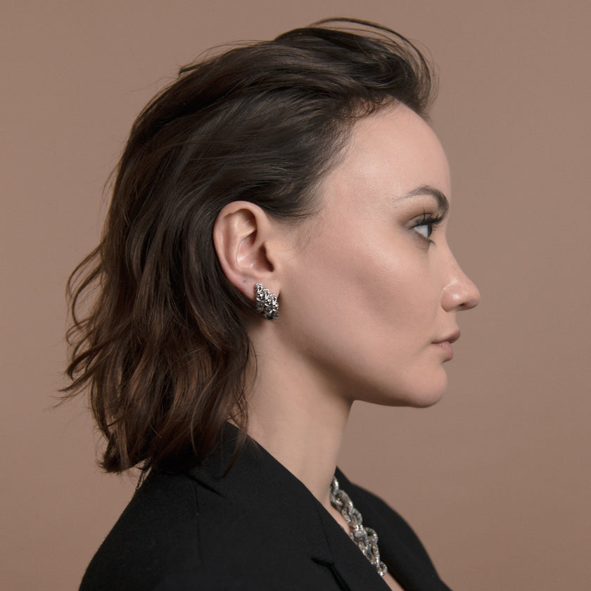 ORECCHINI A LOBO TRIBALI